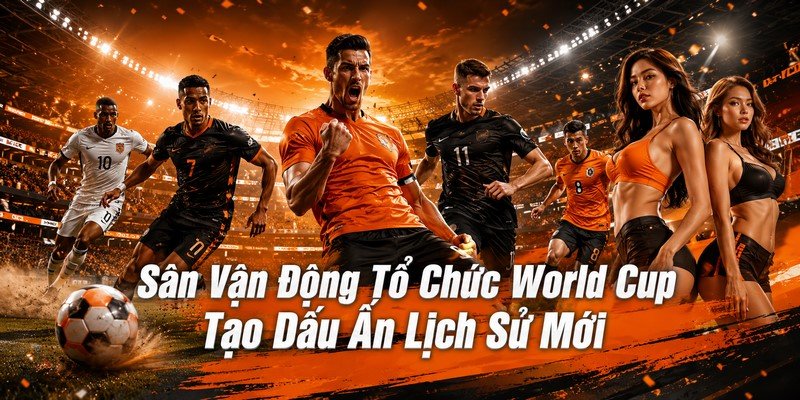 Sân Vận Động Tổ Chức World Cup Tạo Dấu Ấn Lịch Sử Mới